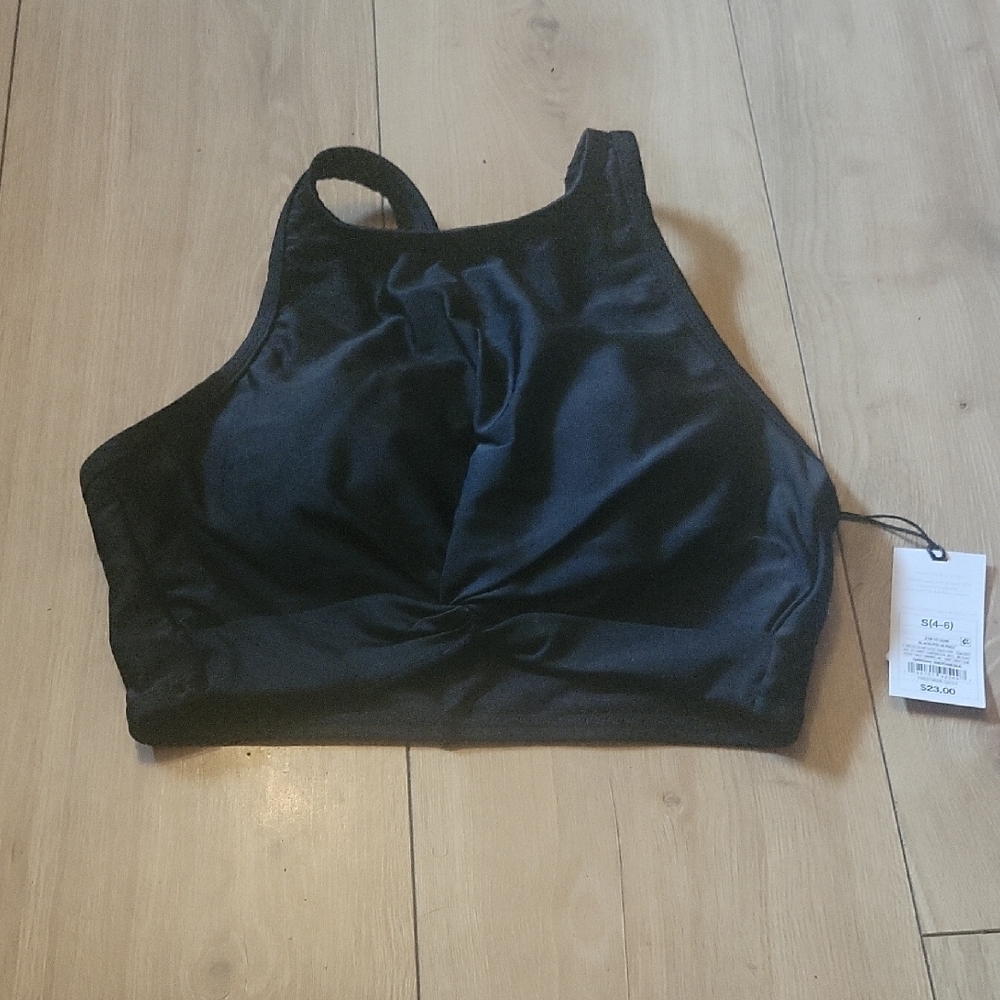 Shade & Shore Black Bikini Top Swimwear